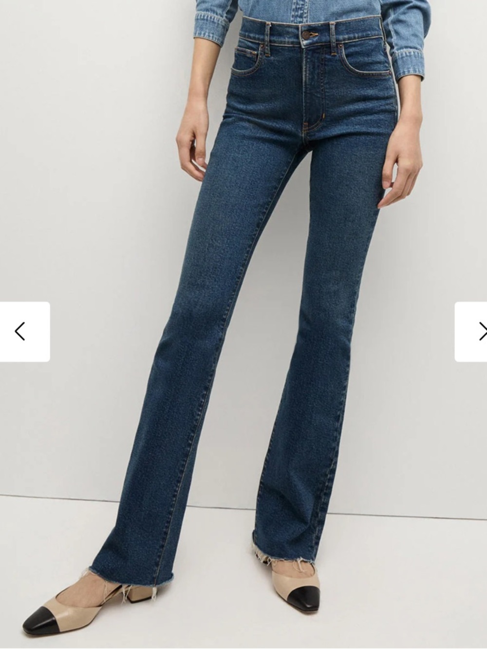 Veronica Beard Cameron Bootcut Jeans in Thriller